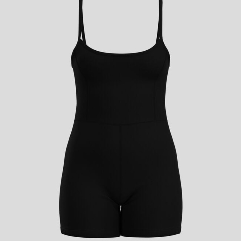 Garage Black Athletic Romper XS